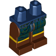 Lego nohy, červeno hnědá (4652804)